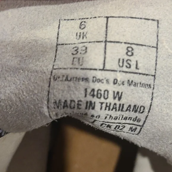 DR. MARTENS 1460 W IN BLACK MINI TYDEE - Picture 4 of 16